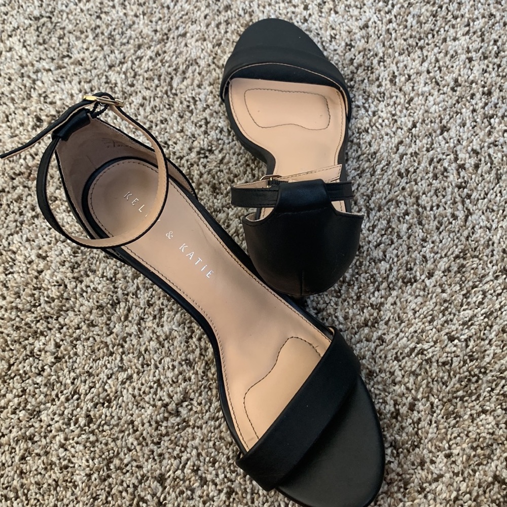 Kelly & Katie Black Heels
